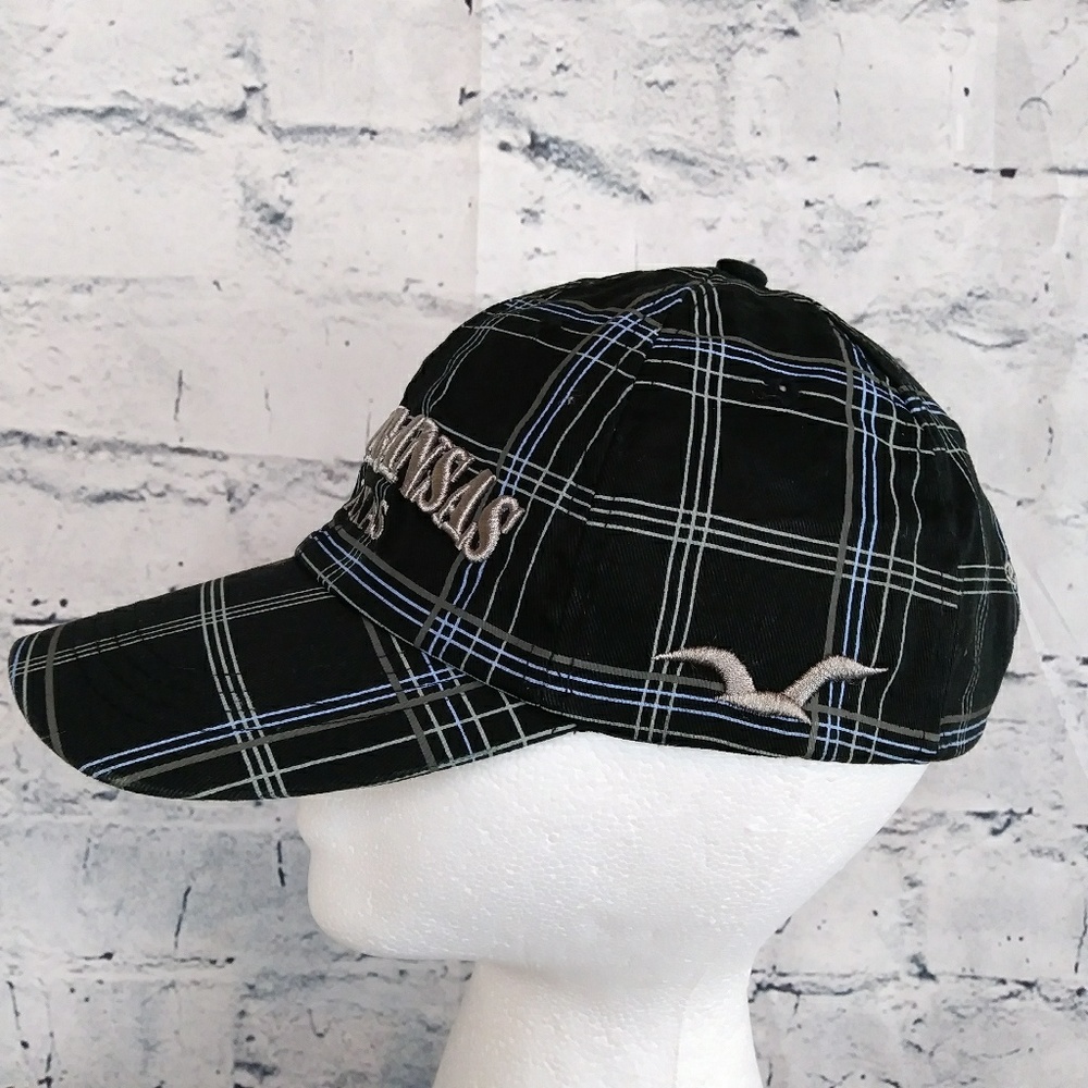 Port Aransas Texas black hat cap